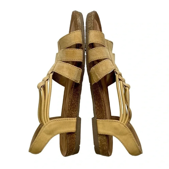 NEW Earth Origins Laney Leather Sling Back Sandals - Picture 2 of 4